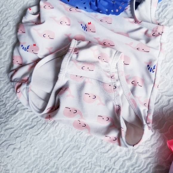 Baby 12 month / 6-12 month Swimsuit Rashguard Lot Baby Gap and Jessica Simpson - Picture 7 of 8